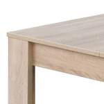 Table extensible Fairford Imitation chêne brut de sciage - 80 x 60 cm
