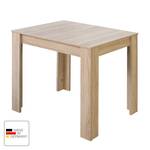 Eettafel Fairford (met uitschuiffunctie) Grof gezaagd eikenhouten look - 80 x 60 cm