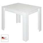 Eettafel Fairford (met uitschuiffunctie) Mat wit - 80 x 60 cm