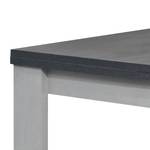 Table extensible Southold Marron - Blanc - Bois manufacturé - 160 x 76 x 90 cm