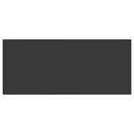 Eettafel Stave II deels massief - Antracietkleurig/Eikenhout zwart - Breedte: 225 cm - Zwart