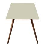 Table Stave II Partiellement en bois massif - Beige vert / Noyer - Largeur : 170 cm - Marron