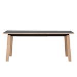 Table Stig II Anthracite / Chêne - 180 x 100 cm