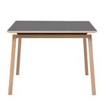 Table Stig II Anthracite / Chêne - 180 x 100 cm