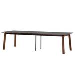 Table Stig II Anthracite / Noyer - 180 x 100 cm