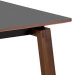 Table Stig II Anthracite / Noyer - 180 x 100 cm