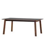 Table Stig II Anthracite / Noyer - 200 x 100 cm