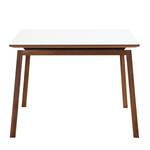 Table Stig II Blanc / Noyer - 180 x 100 cm