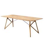 Table Tigg Chêne massif - Chêne - 200 x 90 cm