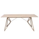 Table Tigg Chêne massif - Chêne clair - 180 x 90 cm