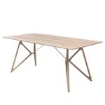 Table Tigg Chêne massif - Chêne clair - 200 x 90 cm