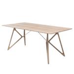 Table Tigg Chêne massif - Chêne clair - 220 x 90 cm