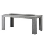 Table Titan Chêne partiellement massif Gris