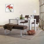 Eettafel Tyne II hoogglans wit - 160x90cm