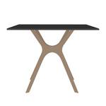 Table Vela II Noir / Sable - 80 x 80 cm