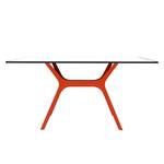 Table Vela II Blanc / Rouge - 120 x 80 cm