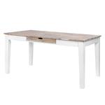 Eettafel Westcoast massief acaciahout - wit