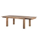 Eettafel Yoga massief sheeshamhout - 2 verlengstukken - 180x100cm - Breedte: 180 cm