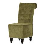 Fauteuil Comodo I Microfibre - Gris - Vert foncé