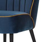 Fauteuil Melina Microfibre - Bleu - Bleu