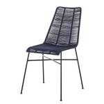 Chaises Verdille (lot de 2) Jute - Bleu foncé - Bleu foncé