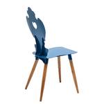 Eetkamerstoelen Adelheid (2-delige set) ijzer - Blauw