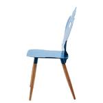 Chaises Adelheid (lot de 2) Fer - Bleu - Bleu