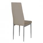 Stoelen Alice Springs (4-delige set) cappuccinokleurig kunstleer