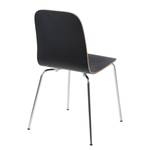 Chaises Borelas (lot de 2) Chêne - Noir