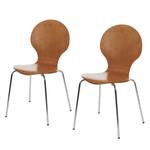 Chaises Bristol I (lot de 2) Imitation hêtre - Imitation hêtre