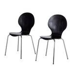 Chaises Bristol I (lot de 2) Noir