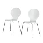 Chaises Bristol I (lot de 2) Blanc