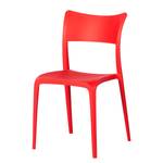 Eetkamerstoelen DenA (2-delige set) Rood