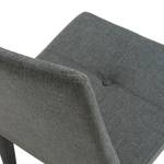 Gestoffeerde stoelen Tirano geweven stof - Donkergrijs