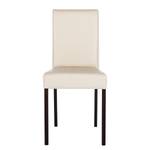 Chaises Flen (lot de 2) Marron / Hêtre - Beige - Hêtre foncé