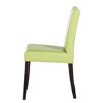 Chaises Flen (lot de 2) Marron / Hêtre - Vert pâle - Hêtre foncé