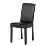 Chaises Flen (lot de 2) Marron / Hêtre - Noir - Hêtre foncé