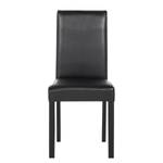 Chaises Flen (lot de 2) Marron / Hêtre - Noir - Hêtre foncé