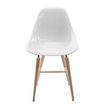 Chaises Forum Wood (lot de 4) Hêtre massif / Matière synthétique - Blanc - Blanc