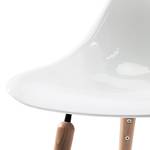 Eetkamerstoelen Napoleon Clear kunststof - Wit