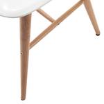 Eetkamerstoelen Napoleon Clear kunststof - Wit