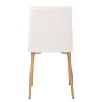 Chaises rembourrées Lesja (lot de 2) Imitation cuir - Blanc