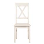 Eetkamerstoelen Lyngby (2-delige set) massief grenenhout - wit