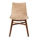 Eetkamerstoelen Mavora (2-delige set) rotan/massief acaciahout