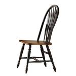 Chaises Nanny I (lot de 2) Caoutchouc - Blanc / Caoutchouc - Cerisier - Marron