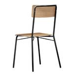 Eetkamerstoelen Peeri (2-delige set) Beige - Plaatmateriaal - 47 x 82 x 48 cm