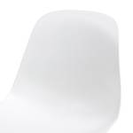 Chaises Sugar (lot de 2) Matière synthétique - Blanc