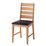 Chaises TanamiWOOD II (lot de 2) Imitation cuir - Hêtre noir