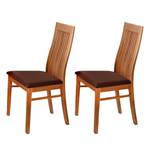 Chaises Tarma (lot de 2) Duramen hêtre massif / Imitation cuir