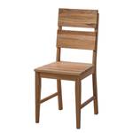 Chaises TelferWOOD I (lot de 2) Bois massif - Chêne sauvage